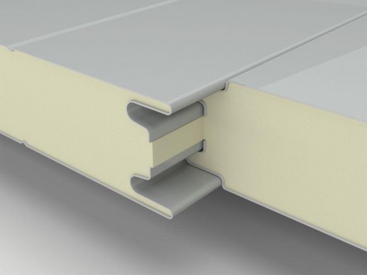 Трехслойная сэндвич-панель МП ТСП стена 30-1000 Airpanel Полиэстер RAL7035 Металл профиль