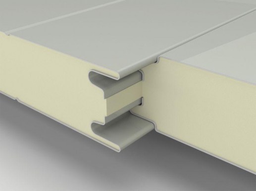 Трехслойная сэндвич-панель МП ТСП стена 30-1000 Airpanel Полиэстер RAL9002 Металл профиль