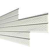 Софит МЕТАЛЛ ПРОФИЛЬ Lбрус-XL-14х335 (ПЭ-01-9002-0.45)
